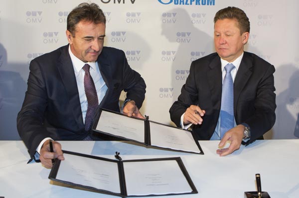 OMV a Gazprom smlouva